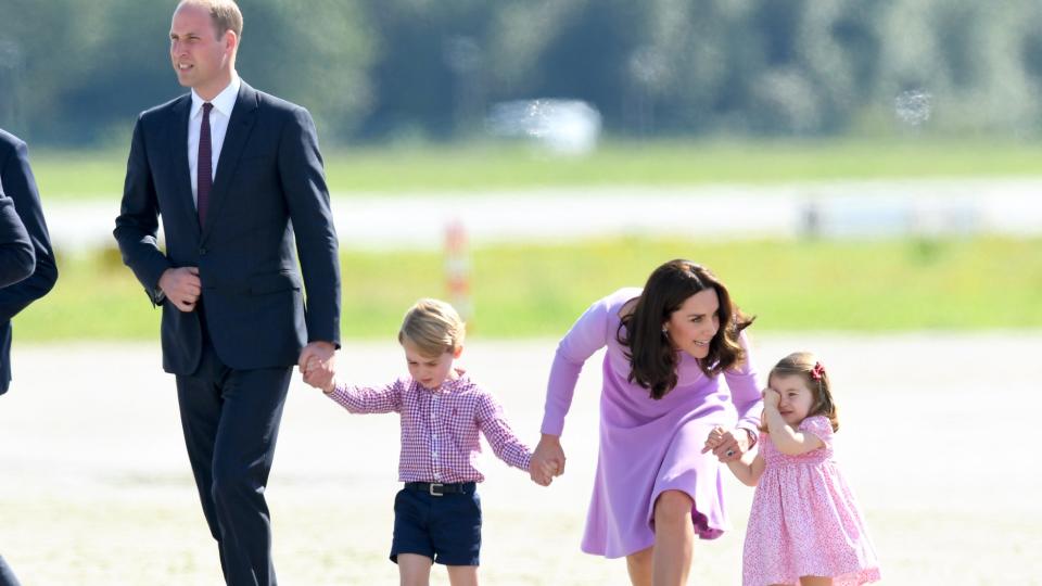 Prince William, Prince George, Kate Middleton and Princess Charlotte