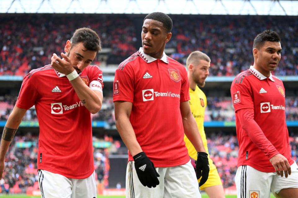 The ever-injured Anthony Martial represents unfulfilled potential at Old Trafford (The FA via Getty Images)