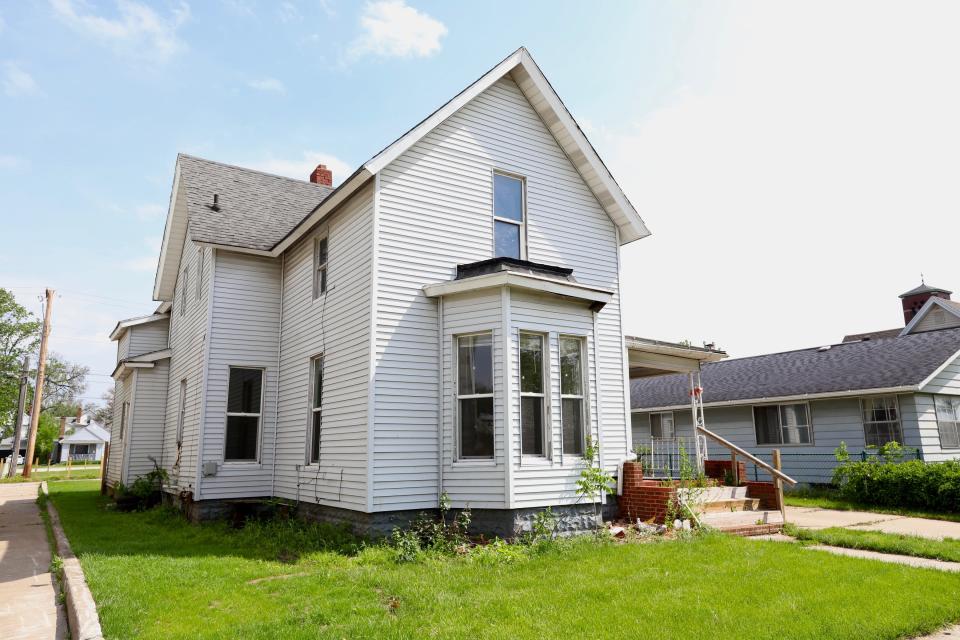 This house at 324 W. Mishawaka Ave. owned by the city is being offered to the Mishawaka High School building trades program for $1 for student instruction on home renovation. The Mishawaka Redevelopment is set to consider an agreement on Monday.