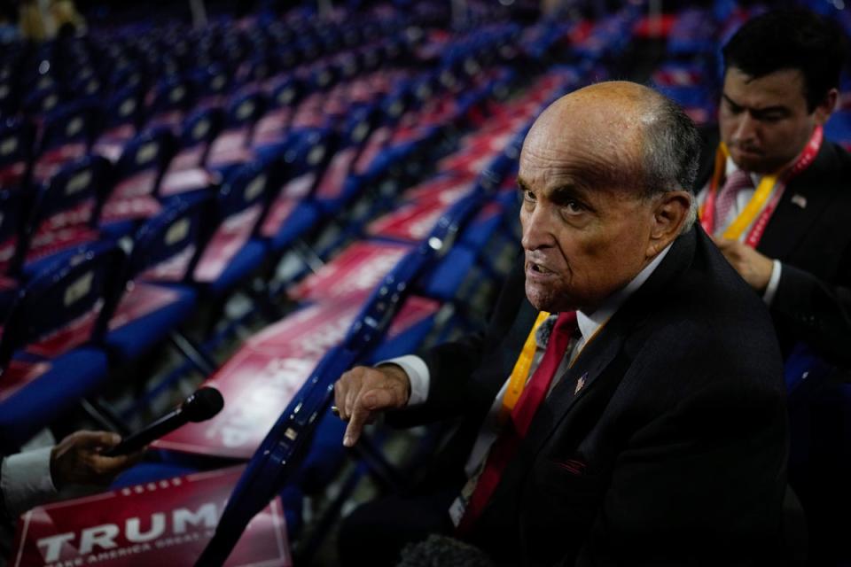 Giuliani may have to testify under oath in his bankruptcy case over his murky finances (AP)