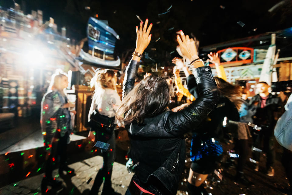 A young woman dancing at an open air nightclub in Berlin. Photo: Hinterhaus Productions/Getty