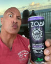 <p><b>ZOA</b></p> <p>From founding a tequila company to being the co-owner of an entire sports league, The Rock is no stranger to a business venture. In March 2021, the former professional wrestler created ZOA, an energy drink that claims to be "cleaner" than its counterparts with natural ingredients like camu-camu and acerola, B Vitamins, and naturally derived caffeine. The classic cans come in four flavors: Wild Orange, White Peach, Super Berry, and Pineapple Coconut, but the brand also formulated two new flavors designed to be a pre-workout supplement.</p> <p><b>Buy It! </b>ZOA Super Berry 12-Pack, $25; <a href="https://zoaenergy.com/products/zoa-super-berry-12oz" rel="nofollow noopener" target="_blank" data-ylk="slk:zoaenergy.com;elm:context_link;itc:0;sec:content-canvas" class="link ">zoaenergy.com</a></p>