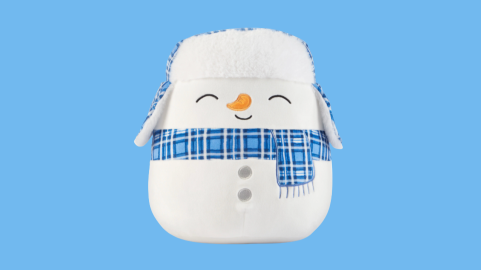 winter squishmallows: snowman