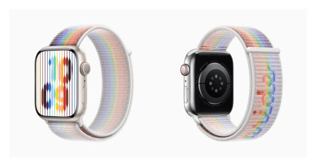 蘋果推出新款Apple Watch彩虹版錶帶、彩虹版Nike運動型錶環，