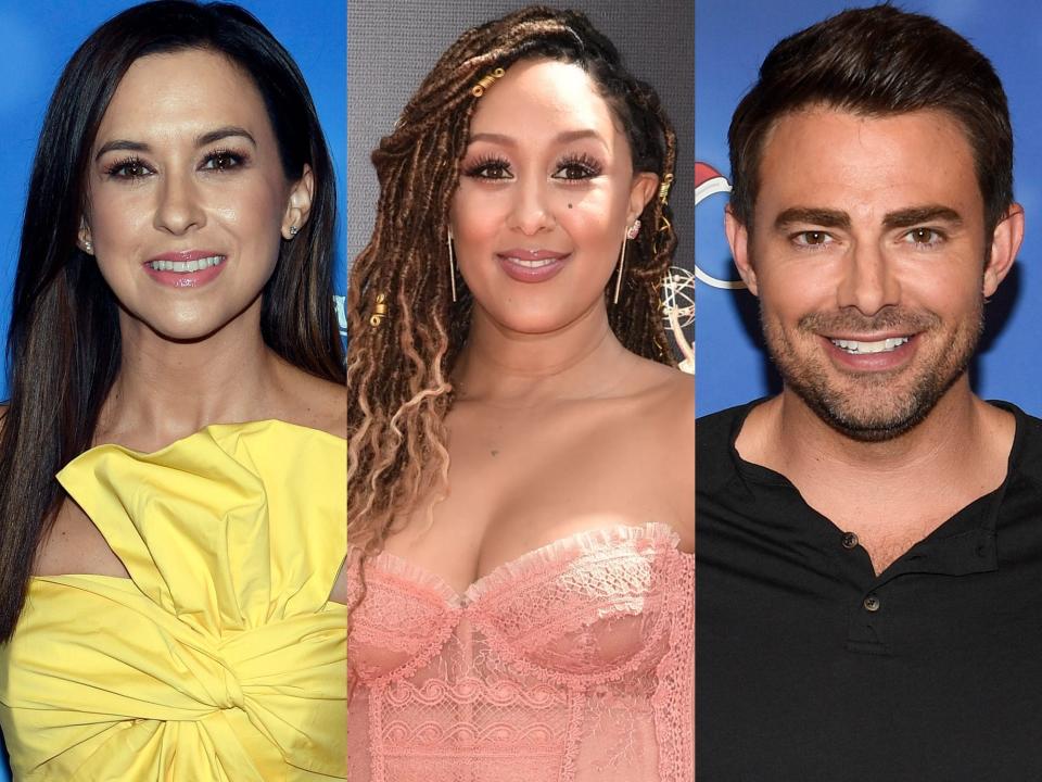 Lacey Chabert,  Tamera Mowry-Housley, and Jonathan Bennett.