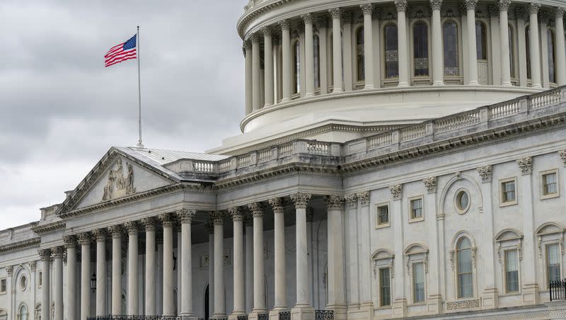 The Capitol is seen in Washington on Monday, Sept. 25, 2023. The U.S. government faces a shutdown unless Congress manages to overcome a budget impasse before the Sept. 30 funding deadline.