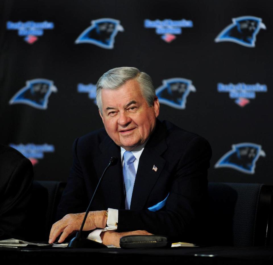 Former Carolina Panthers owner Jerry Richardson, shown here in 2011, died in March 2023.