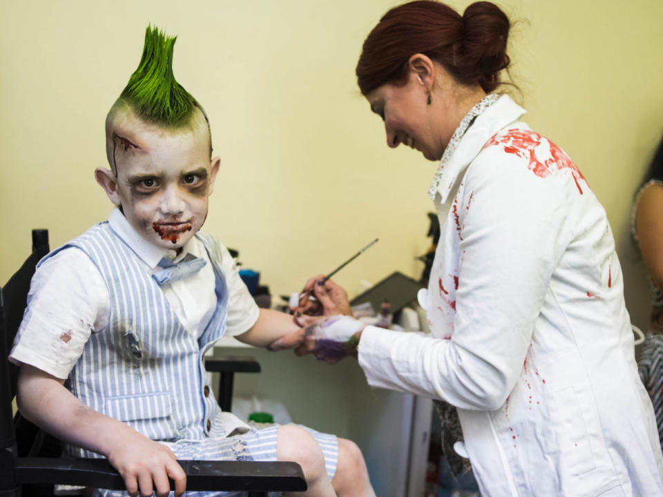 Zombie-Hochzeit: Die schaurig-schönen Bilder zur Grusel-Party