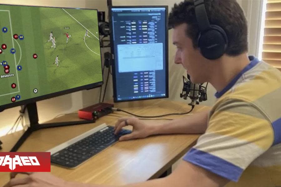 "Dejé mi trabajo para vivir del Football Manager", un ex empleado público ahora trabaja jugando y subiendo videos