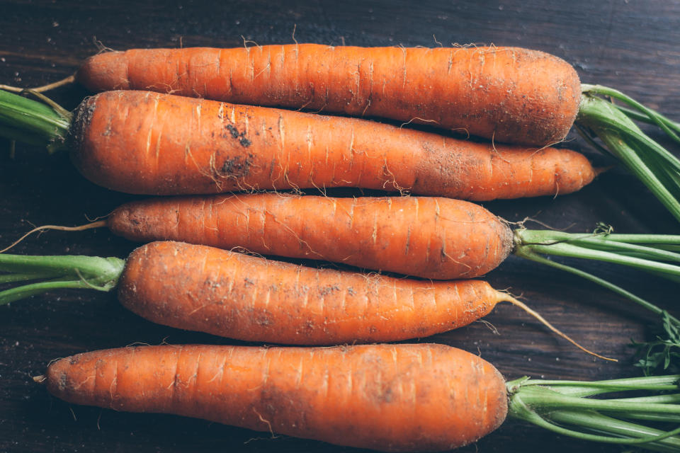 <p>“The carotenoids in carrots and other orange vegetables are thought to accumulate in our skin and help protect it against sun damage,” explains Cassandra Barns. “They could have protective activity for our brain, too.” [Photo: Getty] </p>