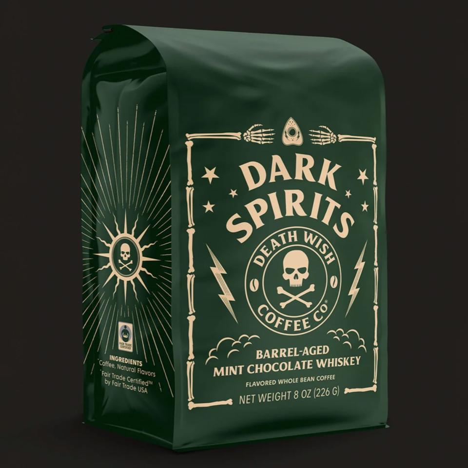 <p><a href="https://go.redirectingat.com?id=74968X1596630&url=https%3A%2F%2Fwww.deathwishcoffee.com%2Fproducts%2Fdark-spirits-mint-chocolate-whiskey&sref=https%3A%2F%2Fwww.bestproducts.com%2Feats%2Fdrinks%2Fa43340335%2Fdeath-wish-coffee-co-st-patricks-day-march-2023%2F" rel="nofollow noopener" target="_blank" data-ylk="slk:Shop Now;elm:context_link;itc:0;sec:content-canvas" class="link ">Shop Now</a></p><p>Dark Spirits Mint Chocolate Whiskey</p><p>$29.99</p><p>deathwishcoffee.com</p>