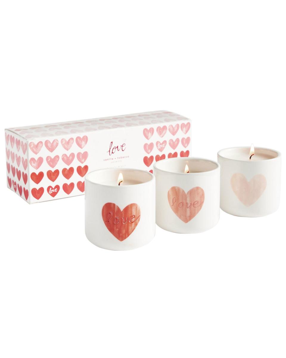 <p><a href="https://go.redirectingat.com?id=74968X1596630&url=https%3A%2F%2Fwww.potterybarn.com%2Fproducts%2Fwatercolor-heart-candle%2F%3Fpkey%3Dcvalentine-gifts&sref=https%3A%2F%2Fwww.oprahdaily.com%2Fstyle%2Fg42559371%2Fthe-o-list-valentines-day-edition%2F" rel="nofollow noopener" target="_blank" data-ylk="slk:Shop Now;elm:context_link;itc:0;sec:content-canvas" class="link ">Shop Now</a></p><p>Watercolor Heart Scented Candle Gift Set </p><p>Pottery Barn</p><p>$59.00</p>