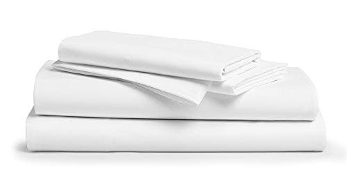 Comfy Sheets Luxury 100% Egyptian Cotton - Genuine 1000 Thread Count 6 Piece Queen White Sheet…