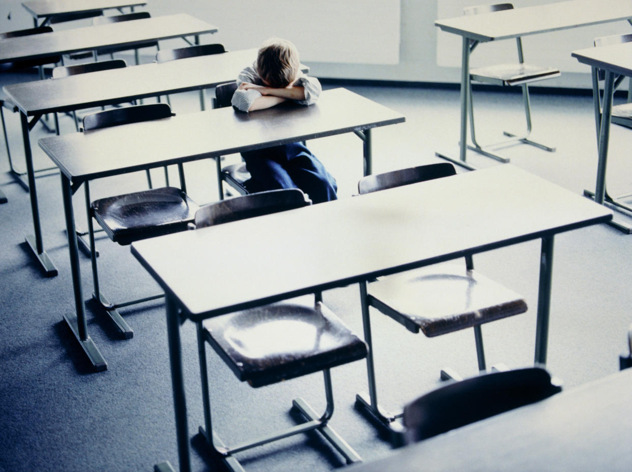 A teacher dished out an unusual punishment and the Internet isn’t happy [Photo: Getty]