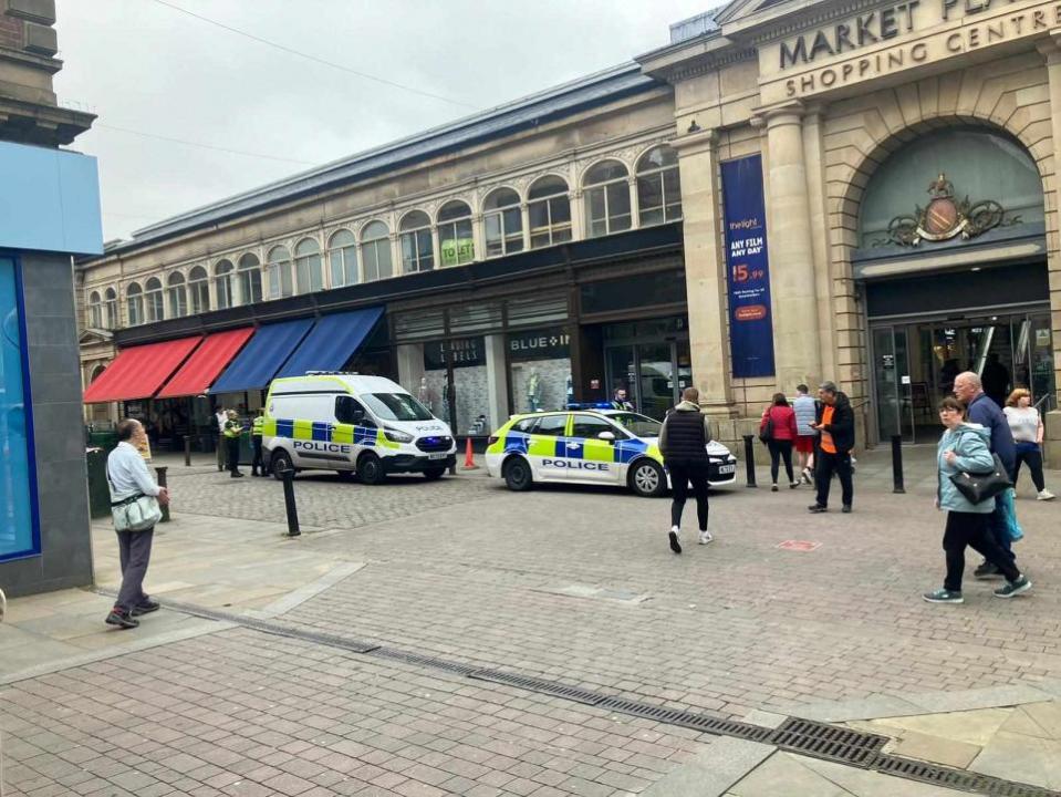 The Bolton News: Police in Bolton Town Centre