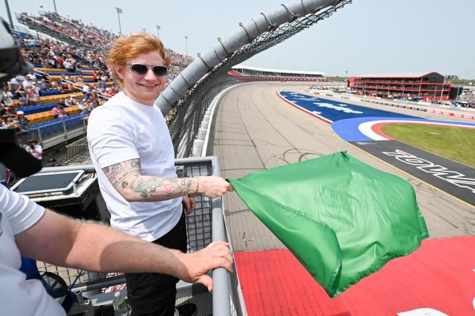 ed sheeran indycar iowa