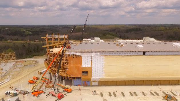 The Ark Encounter is located in the heart of Kentucky