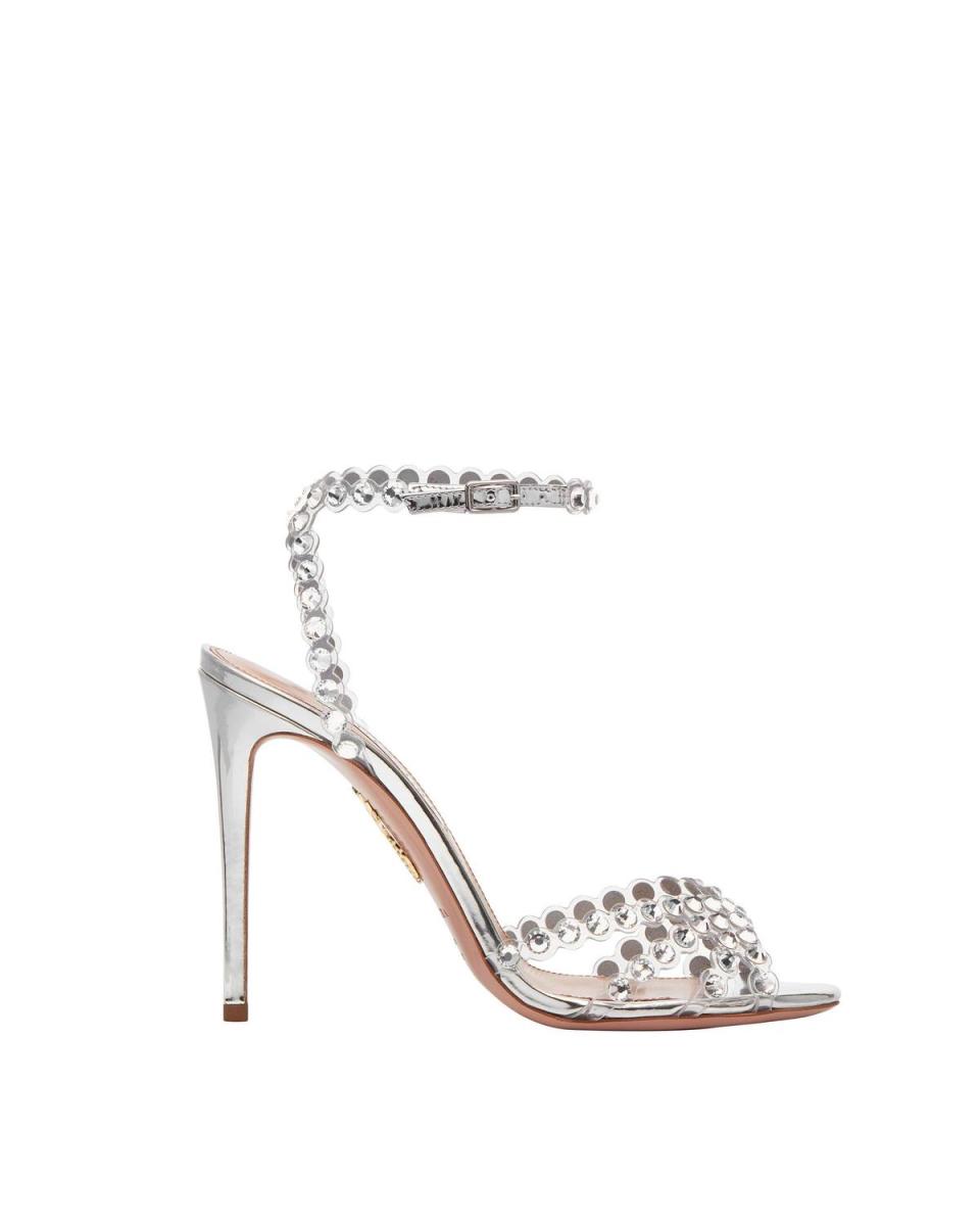 Tequila Plexi Sandal高跟鞋 NT$48,000 Aquazzura。（Aquazzura提供）