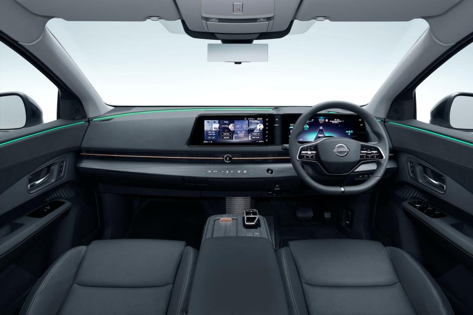 ARIYA Interior Image_ Hands on drive mode view 1_revised source