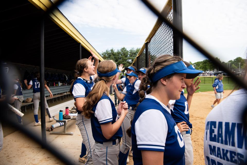 File - The Cowell-Egan Eagles were just the second PCL softball team to win a state quarterfinal in league history, eight seasons after Lansdale Catholic went to the semifinals in 2014.
