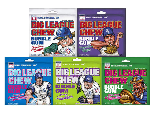 Big League Chew Watermelon Bubble Gum - 2.12-oz. Bag - All City Candy