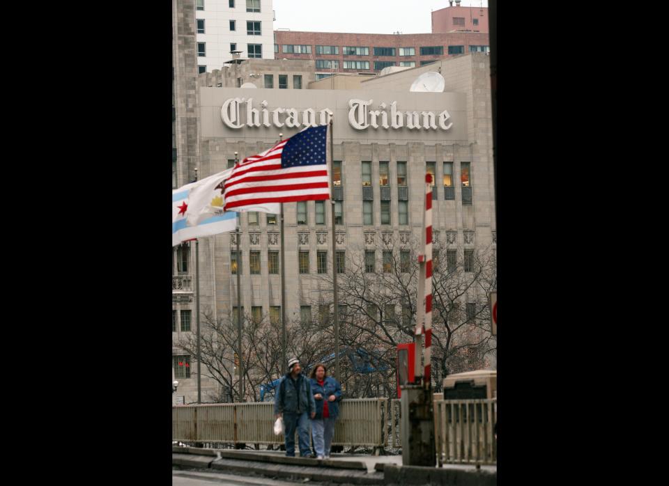 Randy Michaels resigned as the Tribune Company's CEO in 2010 after allegations that his leadership transformed the company, which owns the Chicago Tribune and the Los Angeles Times, into "<a href="http://www.nytimes.com/2010/10/06/business/media/06tribune.html" target="_hplink">a frat house, complete with poker parties, juke boxes and pervasive sex talk</a>." Michaels allegedly discussed the sexual suitability of co-workers, and told a waitress he would give her $100 to show him her breasts in front of his co-workers.              