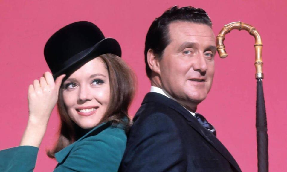 With Patrick Macnee as Steed in The Avengers  - Pictorial Press/Alamy