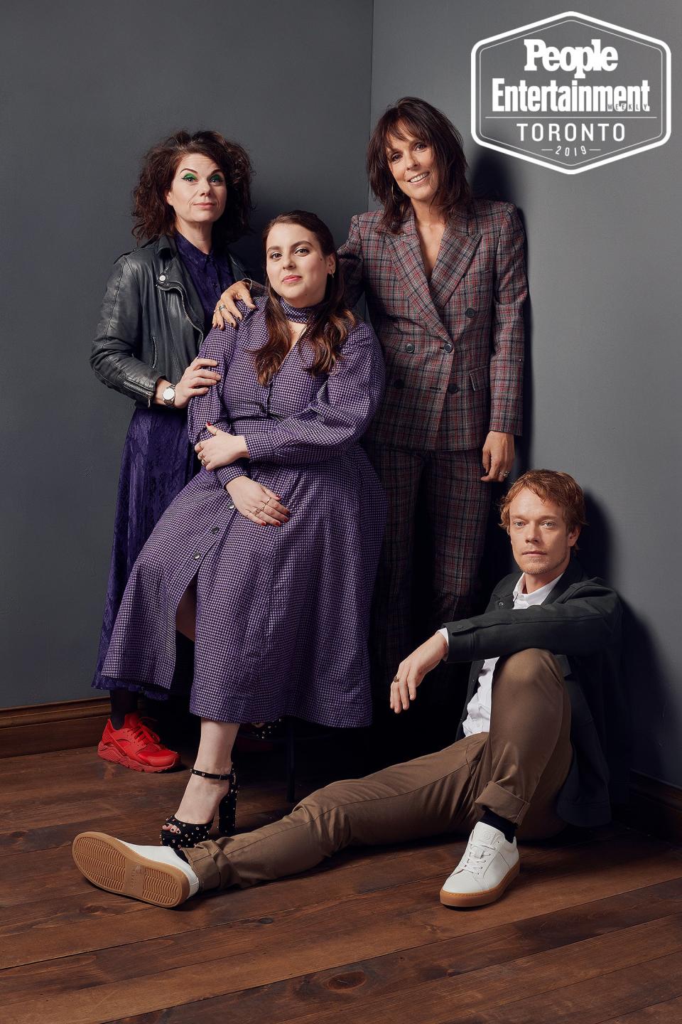 Caitlin Moran, Beanie Feldstein, Coky Giedroyc & Alfie Allen