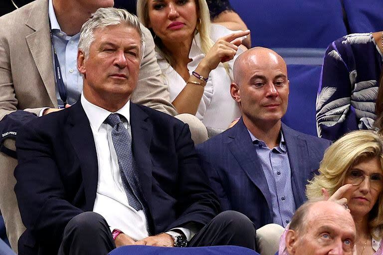 Alec Baldwin en una imagen de septiembre de 2023, cuando presenció la final femenina del abierto de tenis de Estados Unidos en Queens, Nueva York