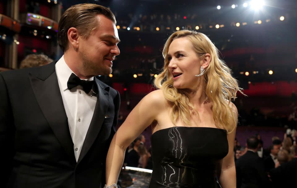 It's the romance that Titanic fans' dreams are made of, and now many have reason to believe that Leonardo DiCaprio and Kate Winslet are 'in love'. Source: Getty