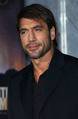 Javier Bardem at the Hollywood premiere of Miramax Films' No Country for Old Men