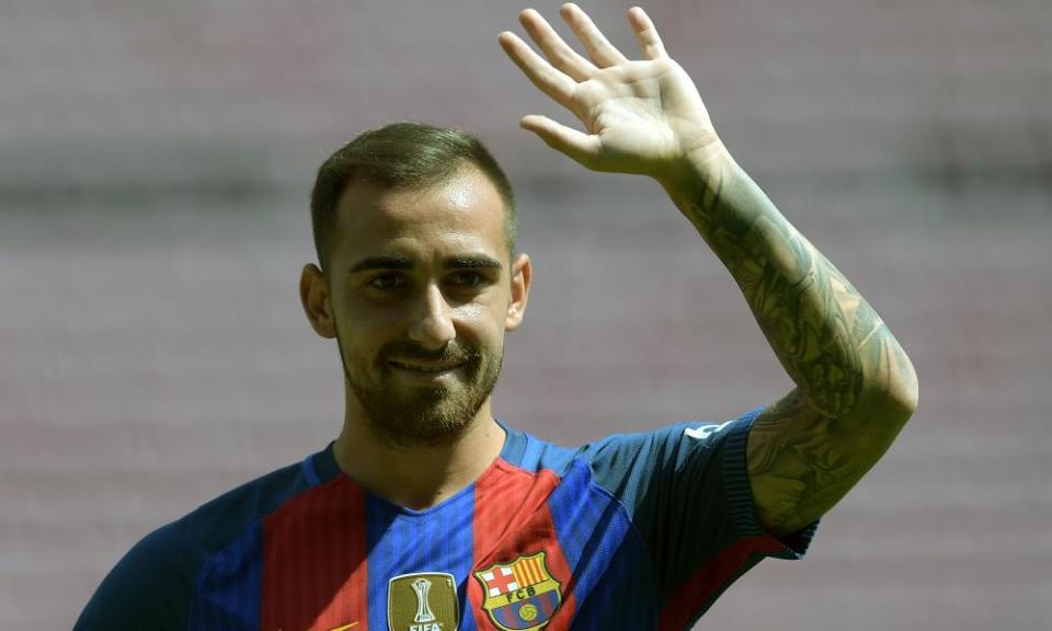 Barcelona’s Paco Alcácer