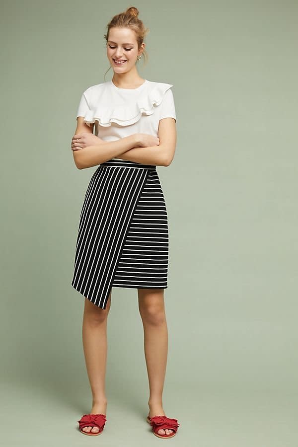Get it at <a href="https://www.anthropologie.com/shop/chauncey-wrap-skirt?category=SEARCHRESULTS&amp;color=049" target="_blank">Anthropologie</a>, $138.