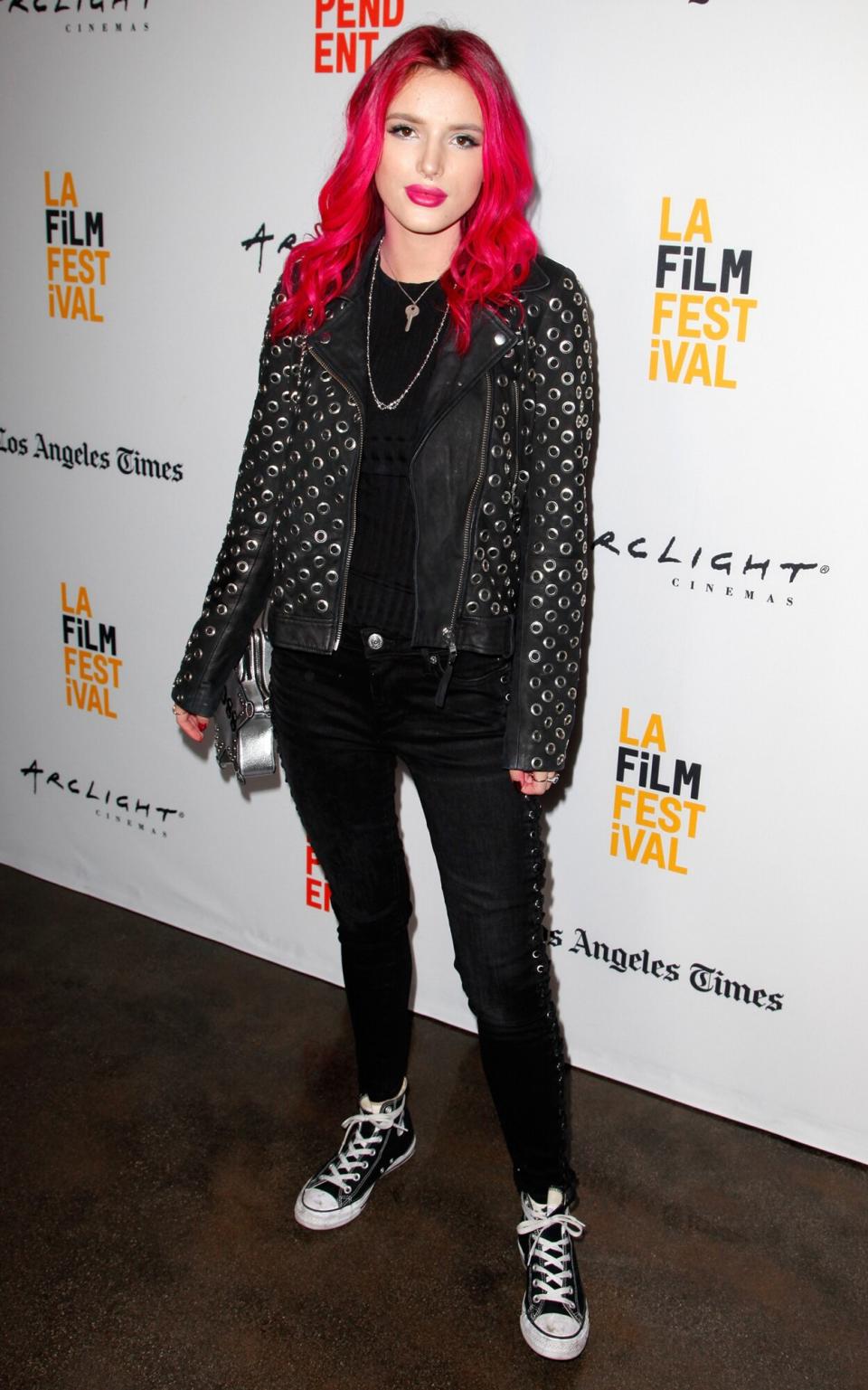 Bella Thorne attends the screening of "You Get Me" during the 2017 Los Angeles Film Festival at ArcLight Santa Monica on June 19, 2017 in Santa Monica, California