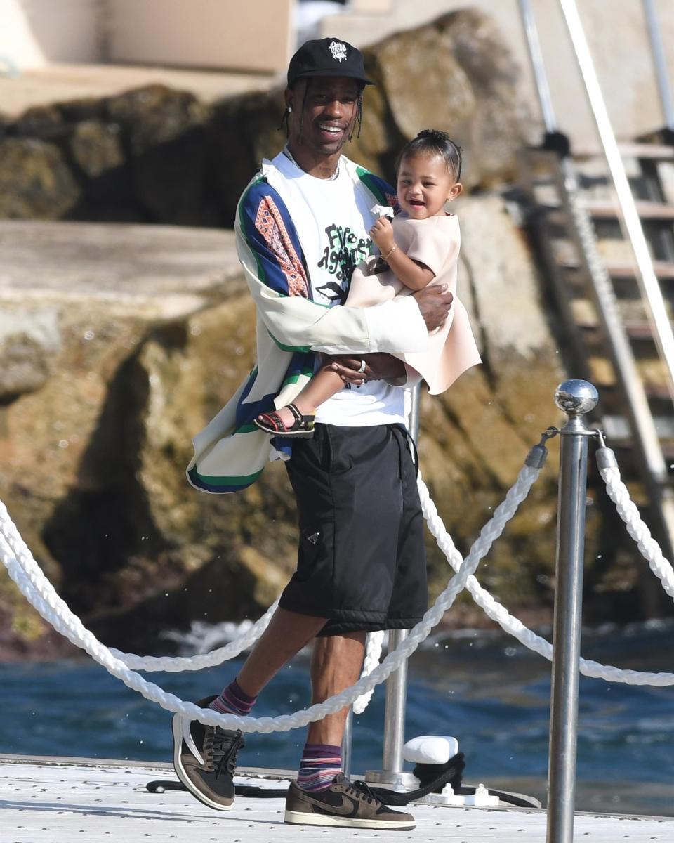 Did Travis Scott borrow his Phoebe Philo-era Celine shirt from Kanye West for this #BigFitoftheDay?