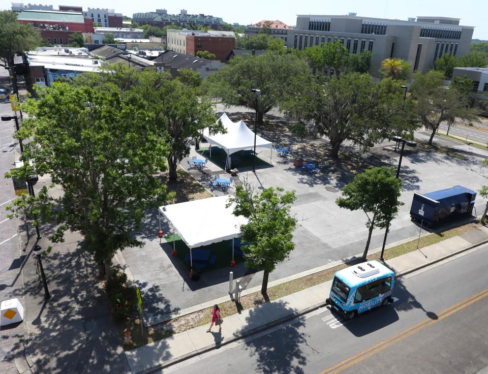 Lot 10 off Southwest First Ave in downtown Gainesville, where a multi-story building with condos and a grocery store is slated to be developed.