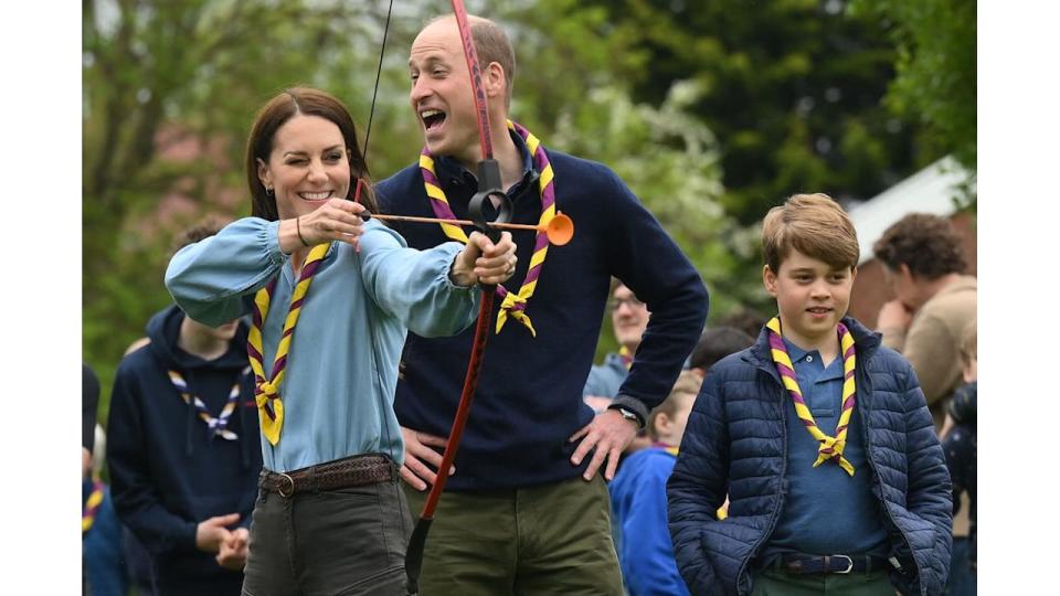 Prince George got stuck in during a visit to the 3rd Upton Scouts Hut in Slough back in 2023 