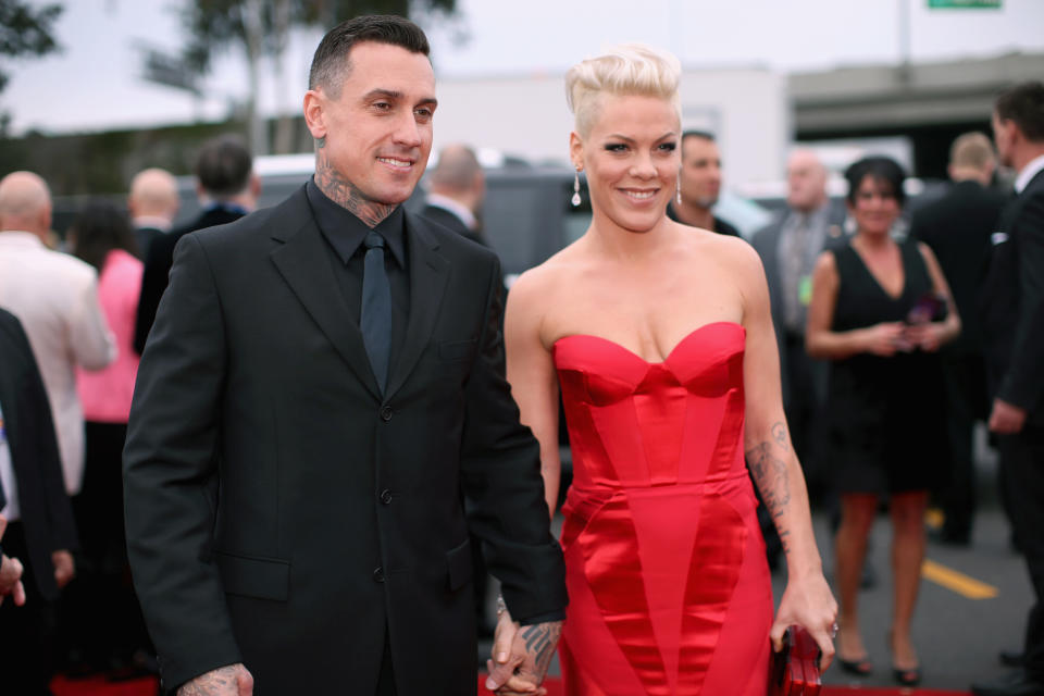 Pink and Carey Hart