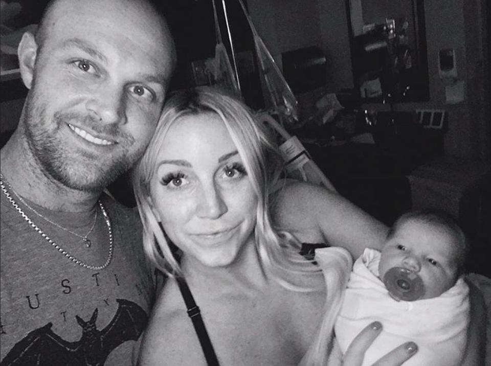 <p>Ashley Monroe is a mom! The country singer-songwriter gave birth to a baby boy, her first child with pro baseball player <span>John Danks</span>, according to an adorable <span>August 4 photo post</span> on Monroe’s Twitter <span>and Instagram</span> accounts. "Welcome to the world, love of my life. Dalton William Danks. ,” <span>she captioned the photo series</span>.</p>