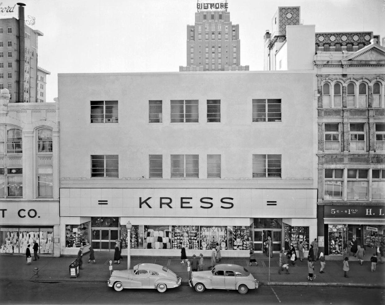 Kress, 218 W Main St., in 1948.