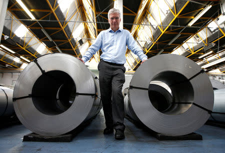 Nick Bion, managing director of perforating company Bion, poses for a photo at the factory in Reading, Britain September 22, 2016. Picture taken September 22, 2016. To match Insight BRITAIN-EU/INVESTMENT REUTERS/Peter Nicholls