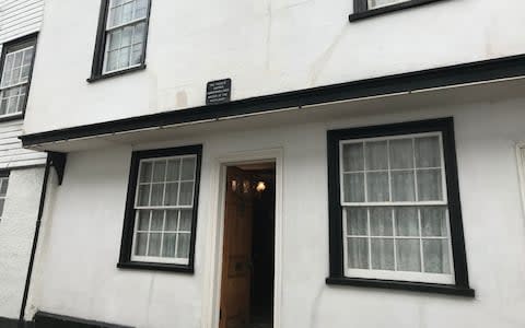 The house where the captain of the Mayflower, Christopher Jones, once lived, which is to open to the public as a tourist attraction in Harwich, Essex - Credit: Sam Russell/PA