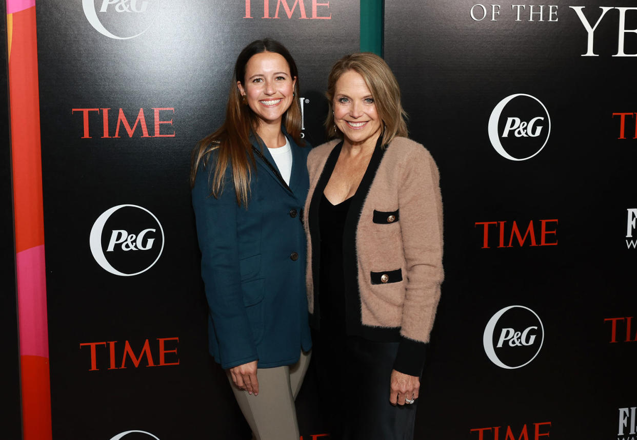 Ellie Monahan and Katie Couric  (Matt Winkelmeyer / Getty Images)