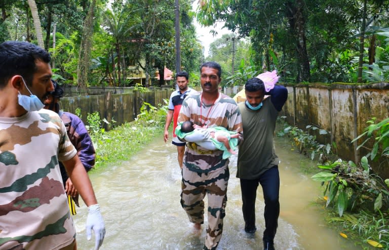 The Kerala floods have forced nearly three-quarters of a million people into relief camps