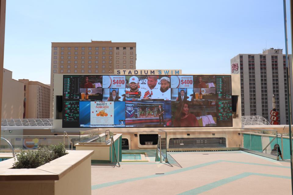 Stadium Swim – the giant pool at Circa Resort & Casino, opening in Downtown Las Vegas this month.