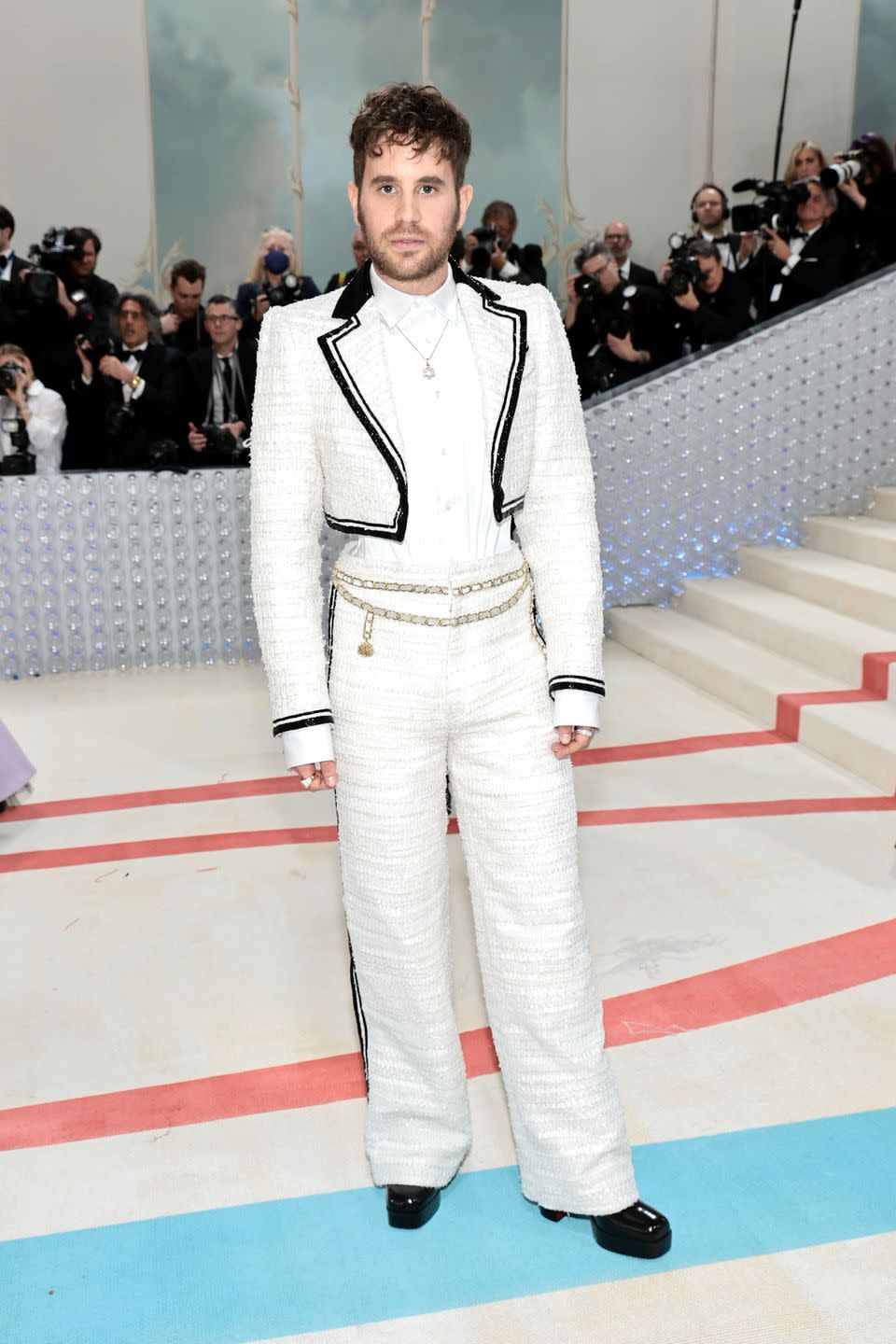 new york, new york may 01 ben platt attends the 2023 met gala celebrating karl lagerfeld a line of beauty at the metropolitan museum of art on may 01, 2023 in new york city photo by jamie mccarthygetty images