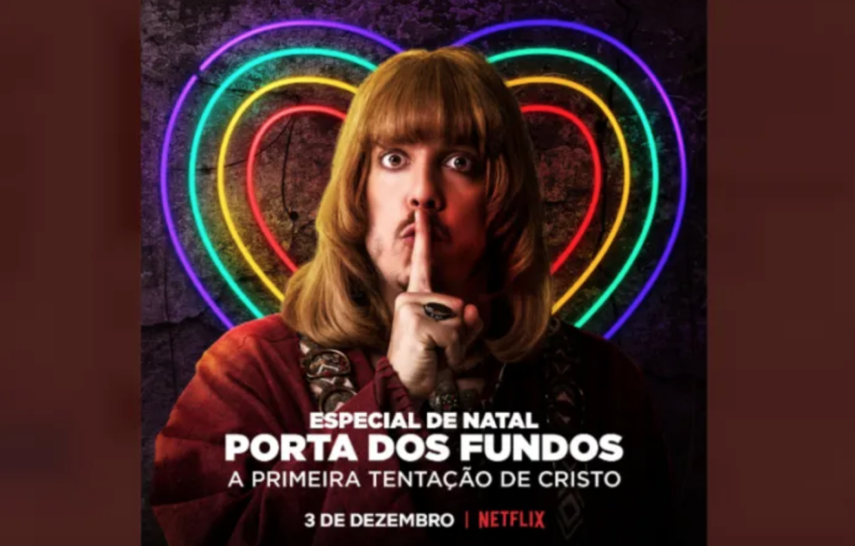 Imagen promocional de la censurada en Brasil, 'La primera tentación de Cristo'