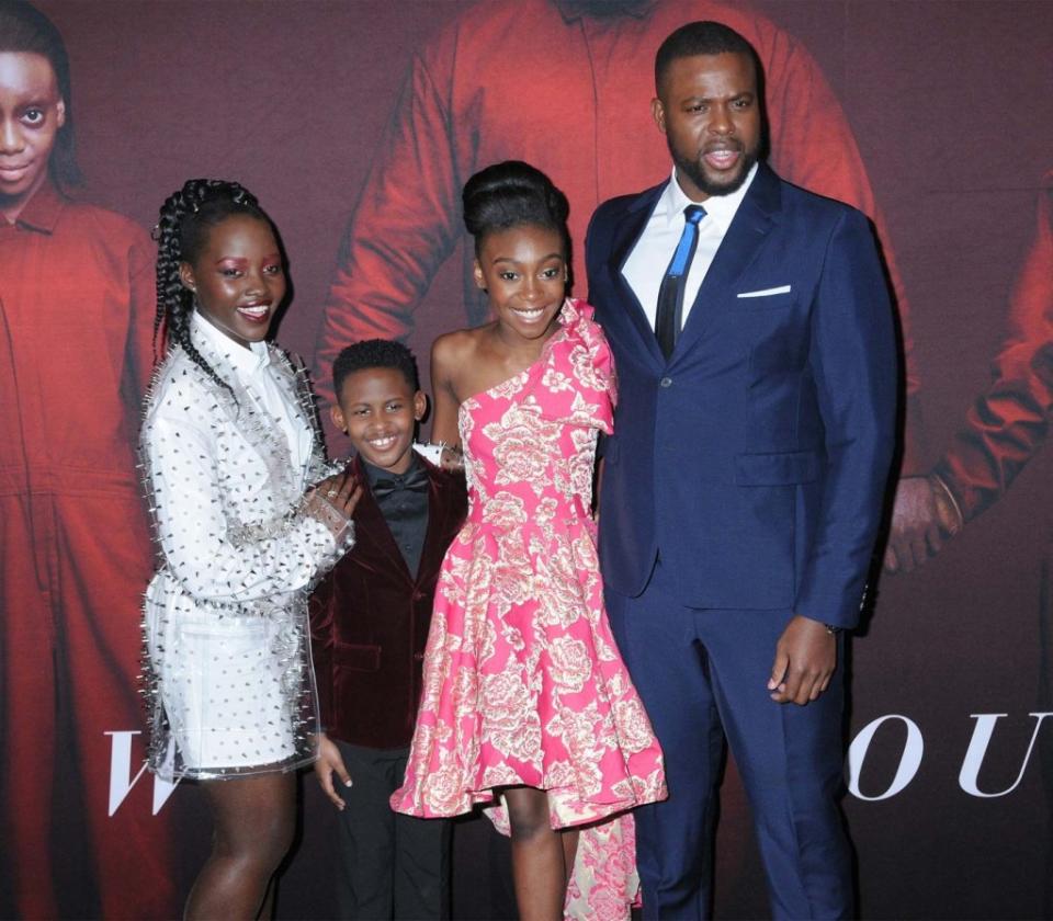 Lupita Nyong'o, Evan Alex, Shahadi Wright Joseph and Winston Duk