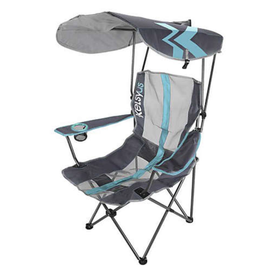 Kelsyus Original Canopy Chair in Purist Blue (Photo via Bed Bath & Beyond)