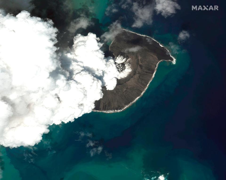 TONGA-ERUPCIÓN (AP)